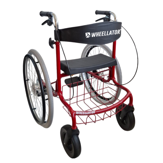 Wheellator SEPPO rollators, sarkans